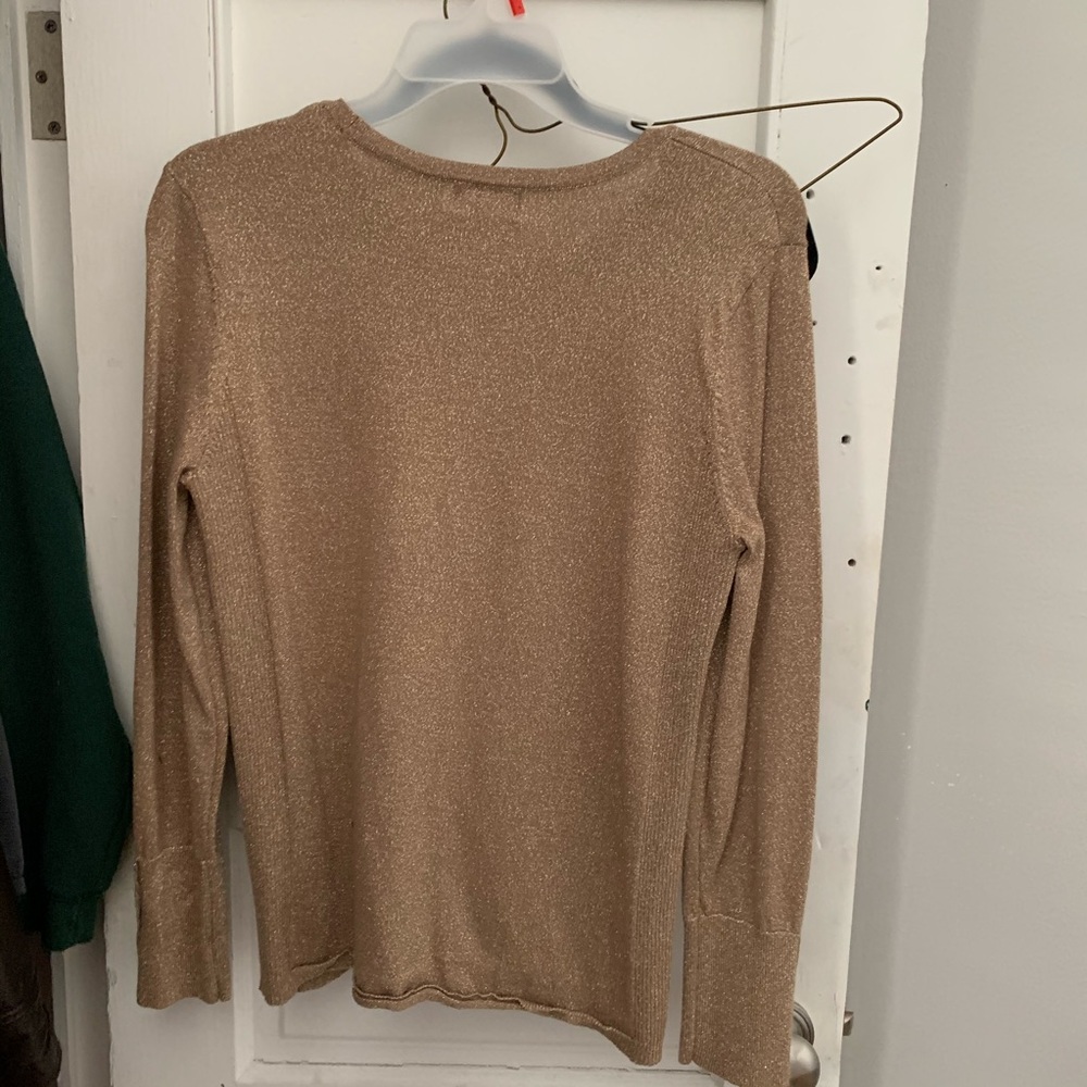 Gold glittery top✨ - Picture 2 of 3